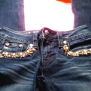 Miss Me Pearl, Crystal, Silver Accents 👖 Multiple Styles & Sizes...